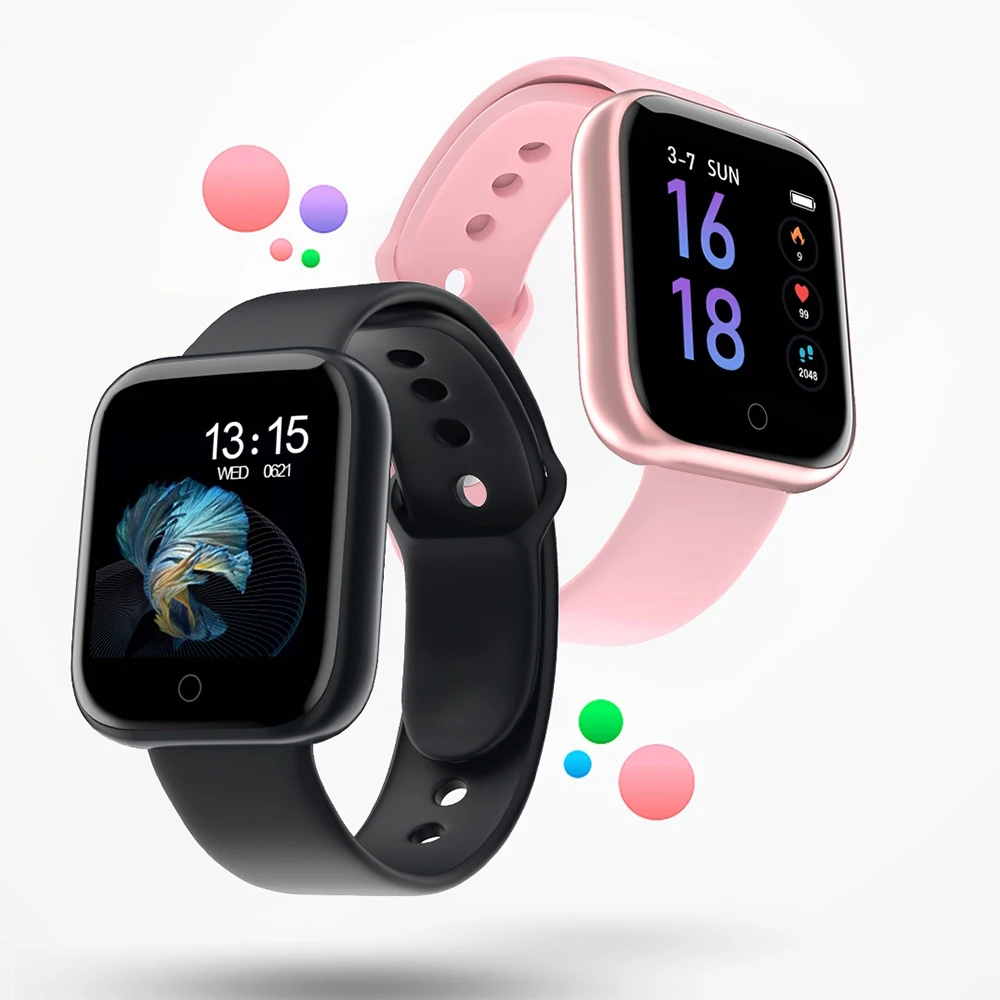 Водонепроницаемые умные часы с пульсометром и тонометром для iPhone Xiaomi Android