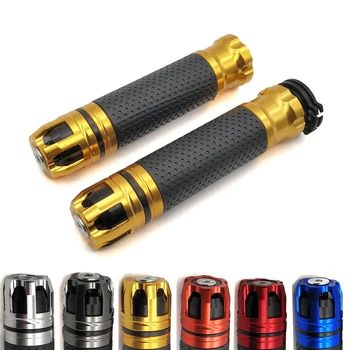 

Universal 22 24MM CNC Motorcycle handle Bar Grips handlebar Ends For Kawasaki VERSYS 650 ZRX 1100 1200 ZX 11 1100 7R 9 W800 Z750