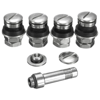 

4PCS Universal Stealth Flush mount Car Wheel Tire Tyre Valve Stems Tube Cap Set