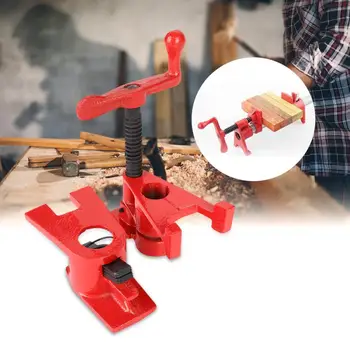 

4 Set 3/4inch Quick Release Heavy Duty Wide Base Iron Wood Metal Clamp Set Woodworking Workbench