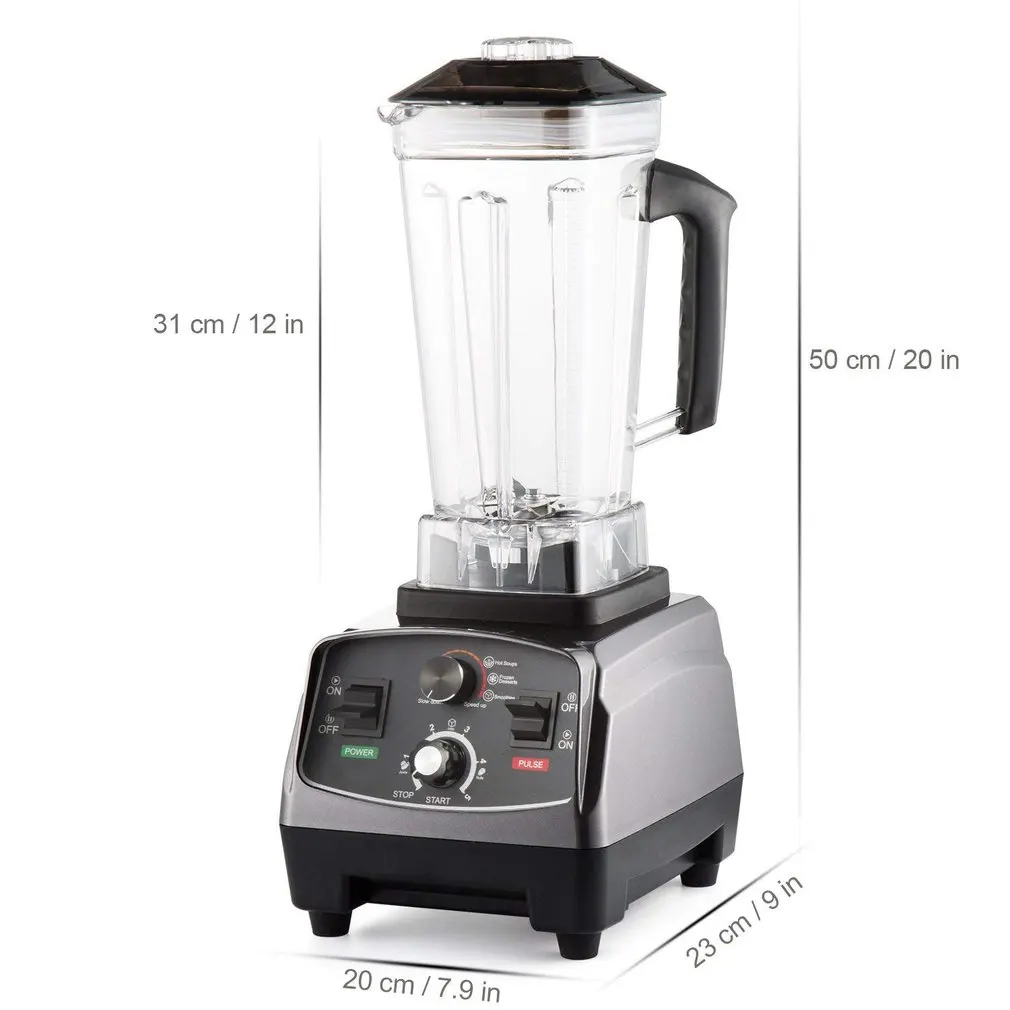 

High Speed Fruit Blender Mixer with 8 Blade Fruit Juicer Soy milk Food Processor Ice Crusher Smoothie Machine 2.0L