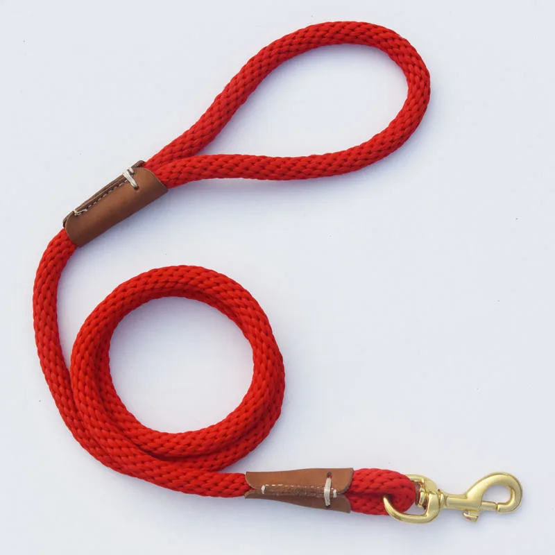 Braided Dog Snap Leash Rope Pet Leash Dog Traction Rope Leashes Dog Walking Training Lead Medium Large Dogs