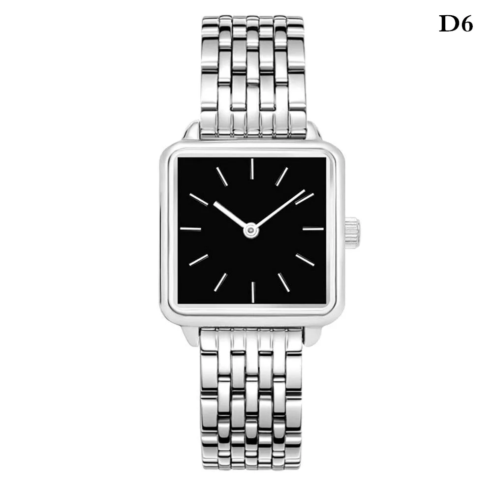 POFUNUO Fashion Casual Quartz wristwatches Dresses Watch Women Quartz Watch Luxury Bracelet Alloy Watches