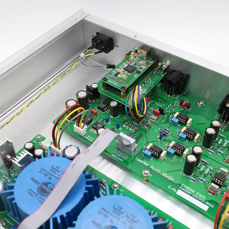 ESA2 ES9038pro флагман Полностью сбалансированный выход DSD/PCM USB fever декодер DAC SNR 140db/HD+ N reach-122dB закончен с чехлом