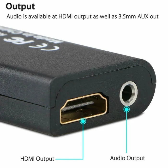 Для PS2 к HDMI аудио видео конвертер адаптер портативный AV HDMI кабель USB 5 В вход GY88
