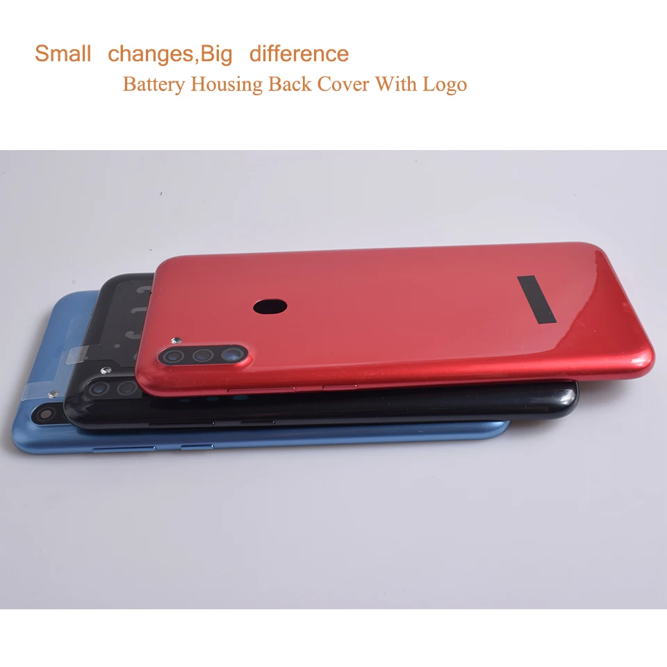 10Pcs/Lot For Samsung Galaxy A11 A115F A115F/DS Housing Back Cover Case Rear Battery Door Chassis Housing Replacement