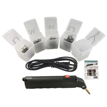 

110V/220V Hot Stapler Car Bumper Repairer Plastic Welding Torch Fairing Auto Body Tool Welder Machine 0.6/0.8mm + 200 Staples