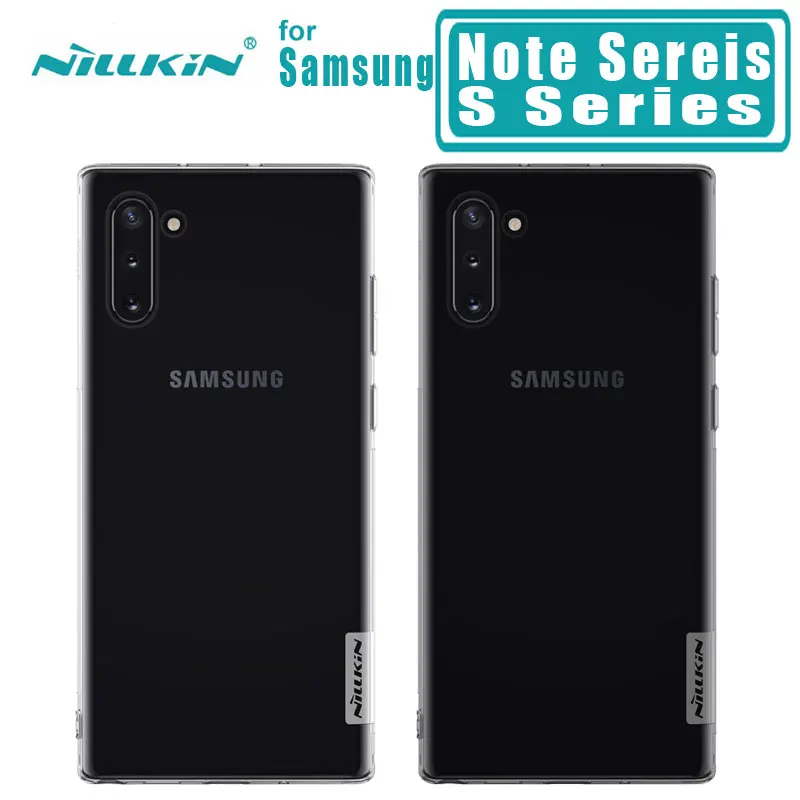 Чехол для Samsung Galaxy Note 10 Plus 5G 9 8 7 задняя крышка Nillkin из ТПУ samsung S10 S10e S9 S8 чехлы |