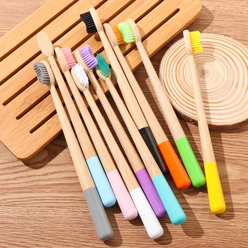 

New 1pcs Bristles Toothbrush Eco Friendly Bamboo Toothbrush Oral Care Tooth Brush Ecologic Biodegradable Toothbrush Soft Medium