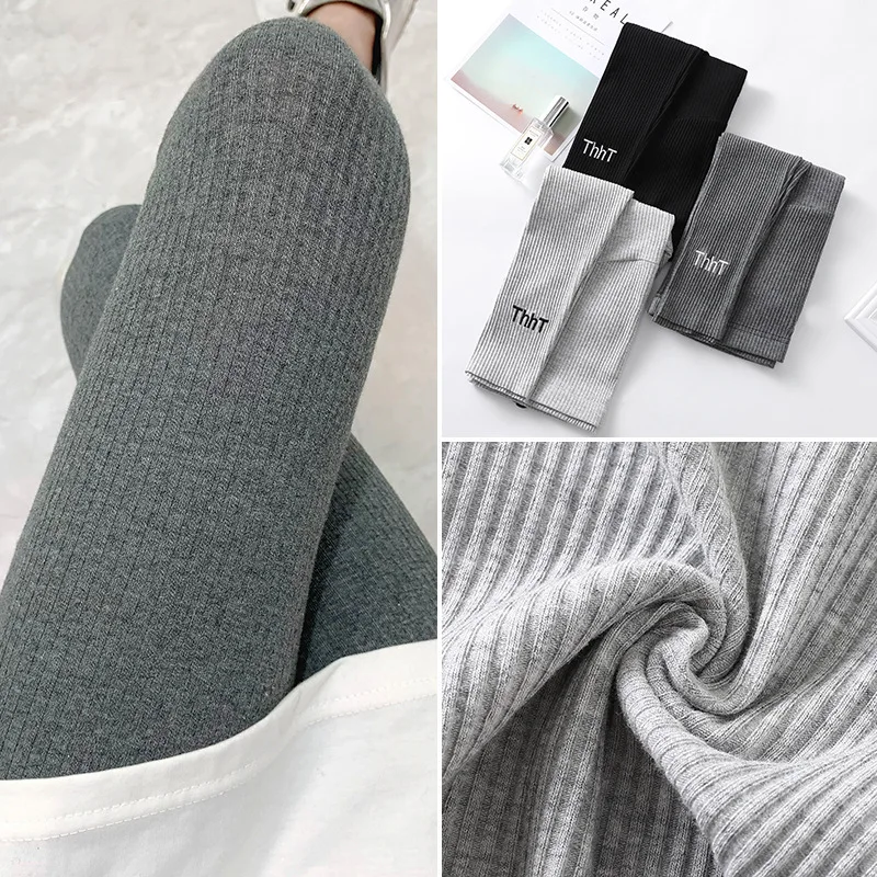 

Photo Shoot Video Autumn And Winter Pure Cotton Thread shu tiao ku Feet Embroidery Leggings for Pregnant Woman Spring And Autumn