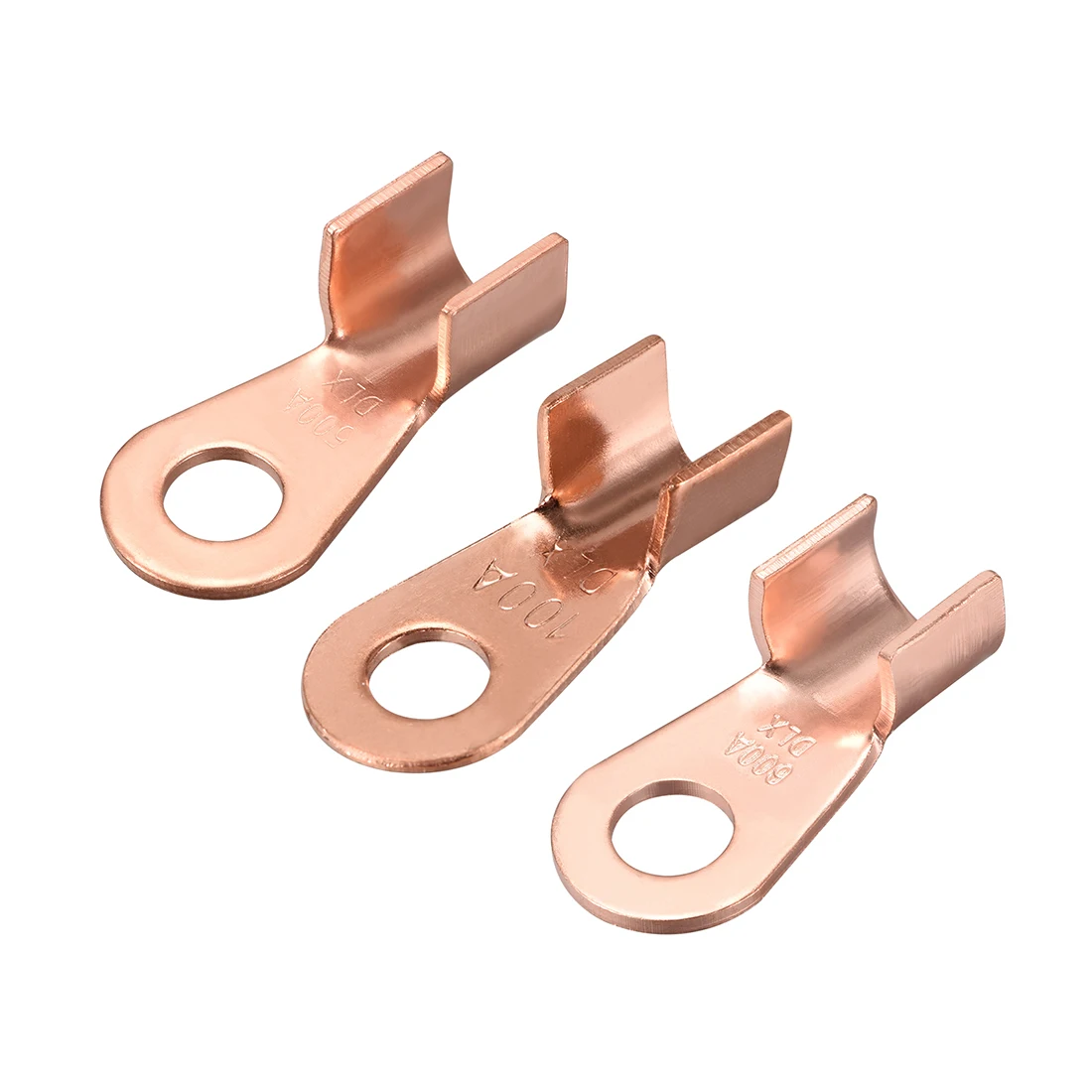 Uxcell Open-End медь обжимной наконечник наконечники OT-100A OT-600A AWG 8-4 батарея кабельный разъем для машины и электрической мощности