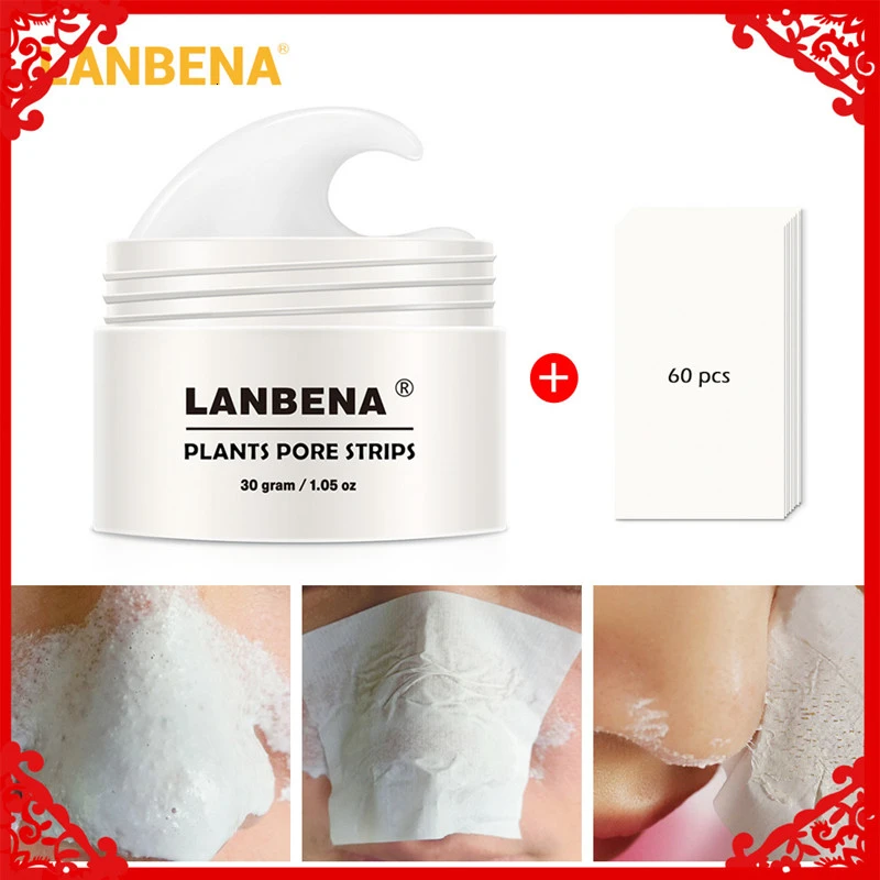 2019 новый стиль LANBENA для устранения черных точек Нос Маска для очищения пор черная маска пилинг акне лечение Черный глубокое очищение уход