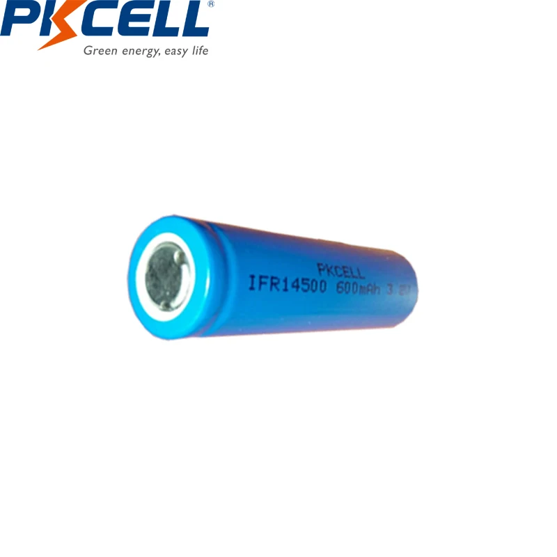 8 шт. PKCELL IFR 14500 батарея 3,2 в 600 мАч liFepo4 батареи 14X50 AA Аккумуляторная батарея для солнечной панели светильник, зубная щетка