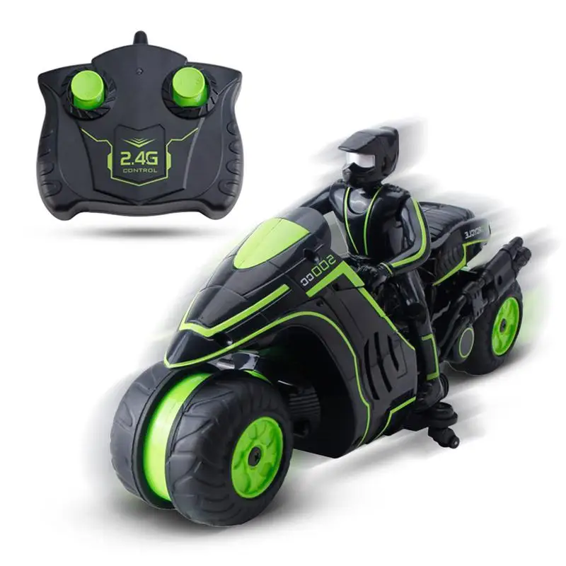 Мотоцикл-трюк с дистанционным управлением, 2,4 г, 360 градусов, вращающийся, дрифт, мотоциклетная игрушка, скоростной гоночный автомобиль, подарок для детей - Цвет: TP-2