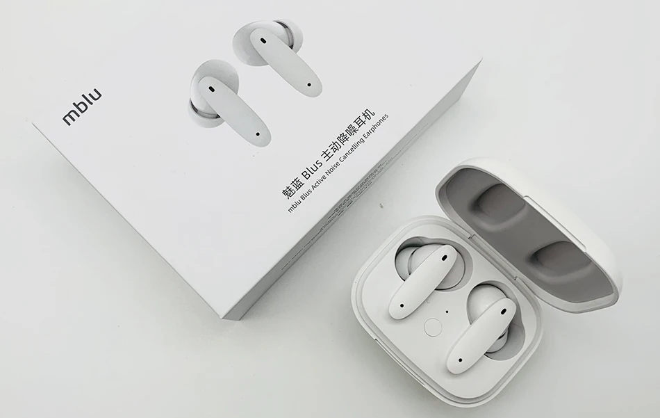 Meizu Mblu Blus TWS Earphone Bluetooth 5.2 Active Noise Cancelling Wireless Headphones 520mAh Battery IPX4 For Meizu 18s Pro 18X wireless headphones with mic
