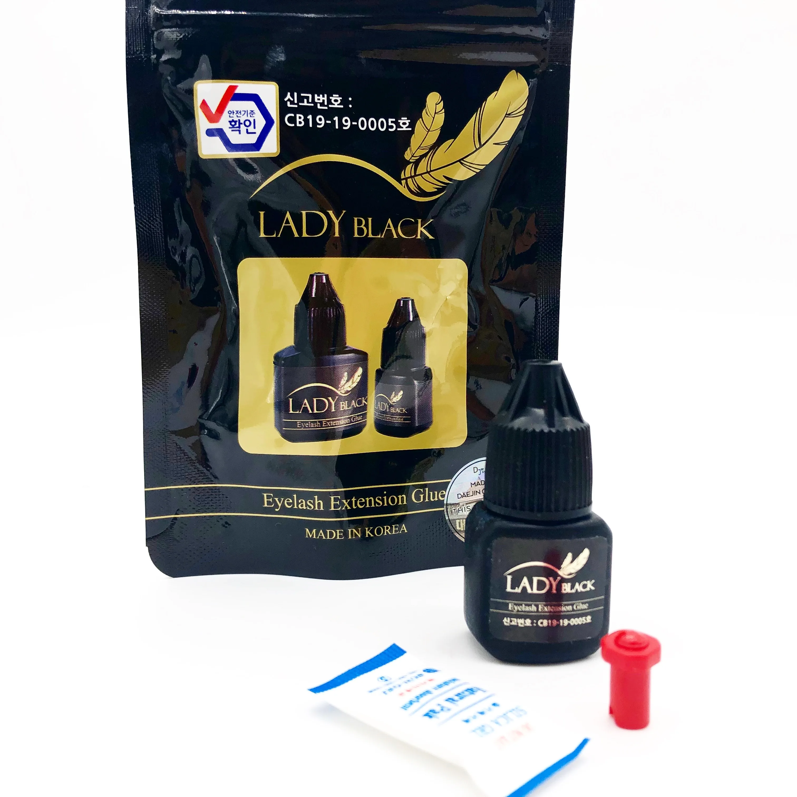 Lady Black Glue 5ml For Eyelash Extensions Low Irritation Fast Drying Sensitive Adahesive Wholesale Price | Красота и здоровье