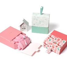 

5/10PCS set Cartoon Shape Birthday Wedding Party Favor Box Candy box treat box Ice Cream Gift box Baby shower Party Drawer Gift