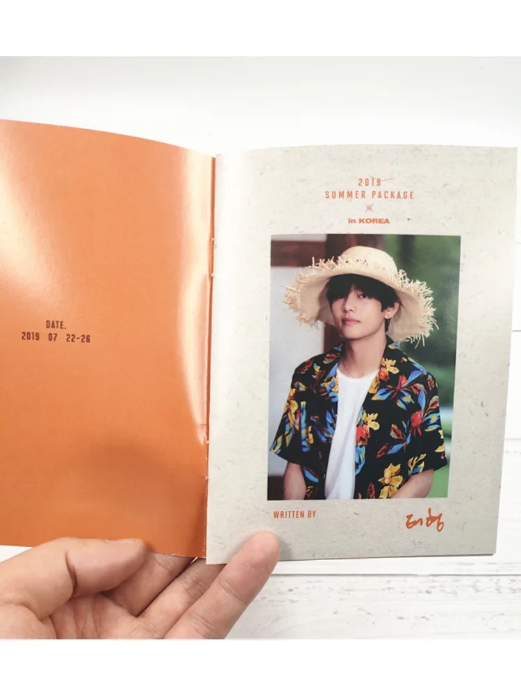 BANGTAN BOYS diary летняя фотография домашний однодневник альбом книга