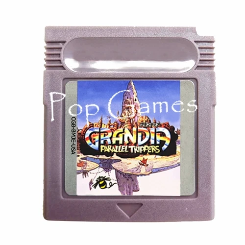 Grandia Parallel Trippers серый корпус английский язык игровой Картридж для 16 бит игровой консоли