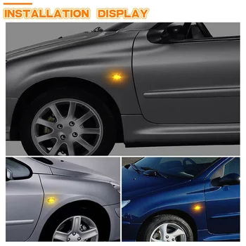 

2pcs Dynamic LED Side Marker Light For Suzuki Swift SX4 Fiat Sedici Grand Vitara JT High Quality ABS Plastic Car Lights