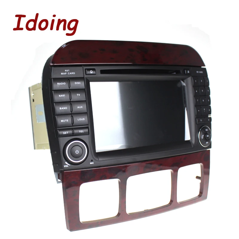 Best Idoing 7"PX5 4G+64G 8Core 2Din Andriod 9.0 Car Radio GPS DVD Multimedia Player For Mercedes-Benz CL55 600 IPS Screen Navigation 4