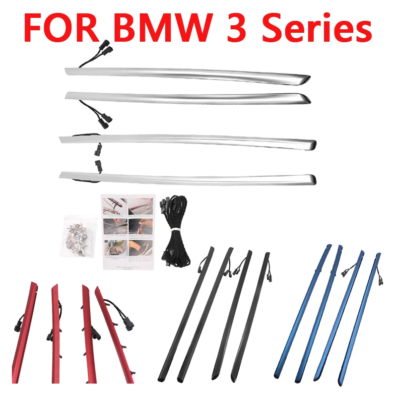 For BMW 3 Series F30 2012-2018 Interior Doors Panel Neon Voiture Strip Ambient Lights Decorative Lighting Tuning With 2 Colors