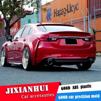 

For Mazda6 ATENZA Body kit spoiler 2014-2017 AST For Mazda 6 ABS Rear lip rear spoiler front Bumper Diffuser Bumpers Protector
