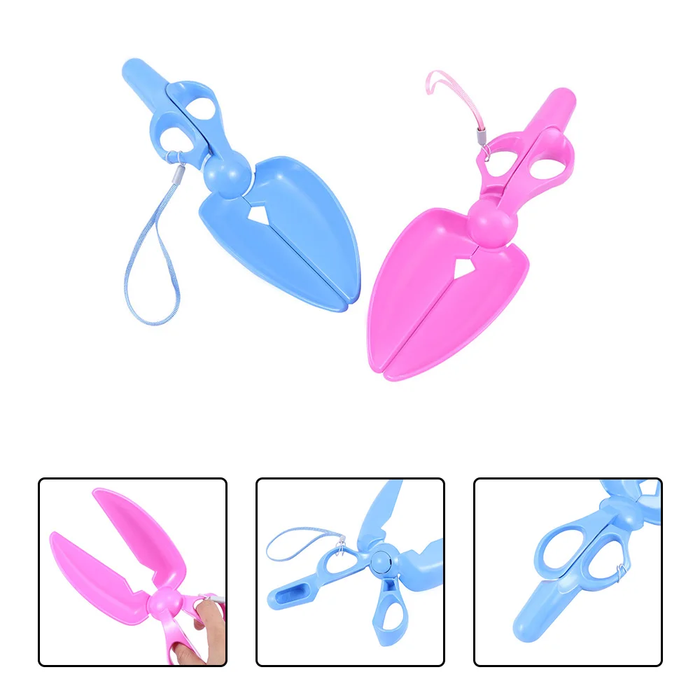 1pc Pet Dog Cat Supplies Pick Up Waste Poop Tool Portable Cleaning Tool Waste Scissor Shovel Clear Tool practical convenient