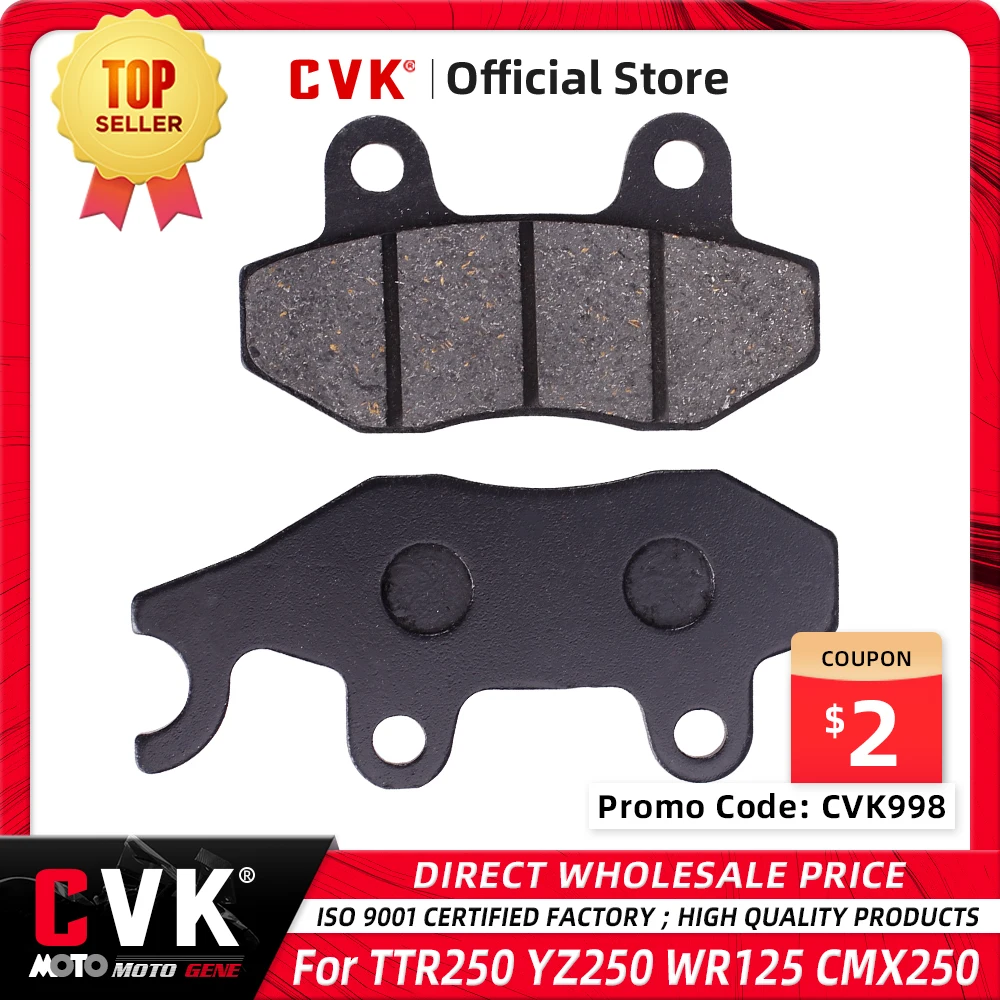 CVK передние тормозные колодки диски обувь для YAMAHA TT-R 250 TTR250 1999 2000 2001 2002-2006 YZ250 YZ 1992