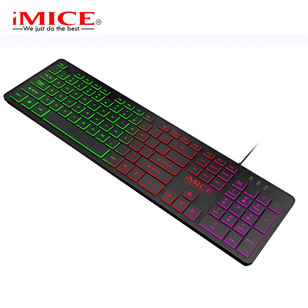 IMICE KA-200 подсветка подвеска ключ механическая клавиатура игра проводной ПК ноутбук