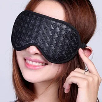 

Eye Massager Tourmaline Shield Jade Stone Negative Ion Far Infrared Ray Health Shade Cover Eye Cover Blinder Patch Goggle