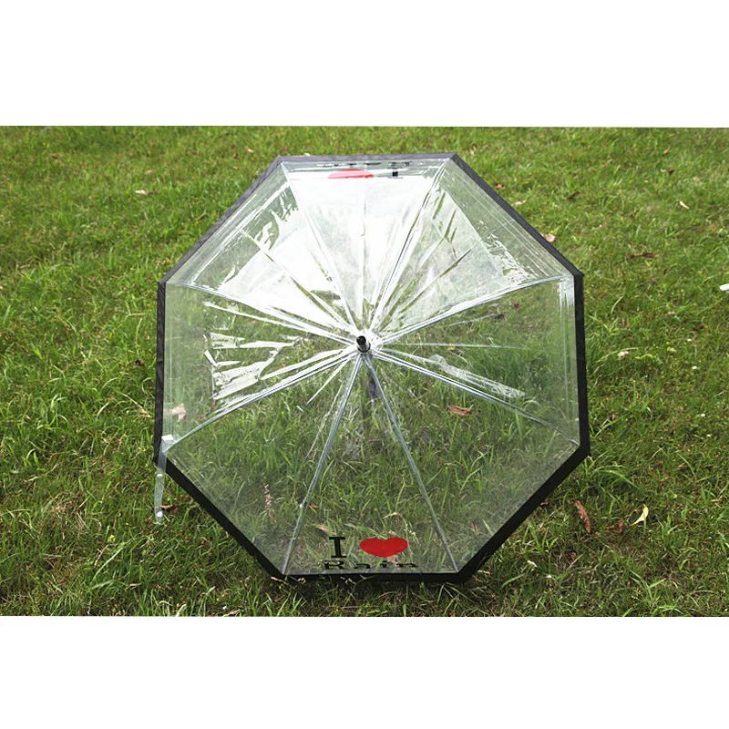 Creative Cute Transparent Apollo Umbrella Couples Straight Pole Birdcage All-Weather Umbrella Gossip Girl the United Kingdom Que