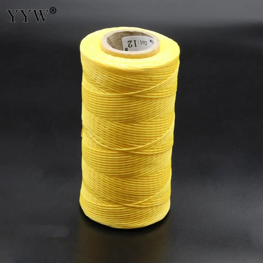50m/Lot 0.8mm waxed Polyester Cord Needlework Beads Spool String Kumihimo Diy Bracelet Jewelry Findings Rope Component 22 Colors