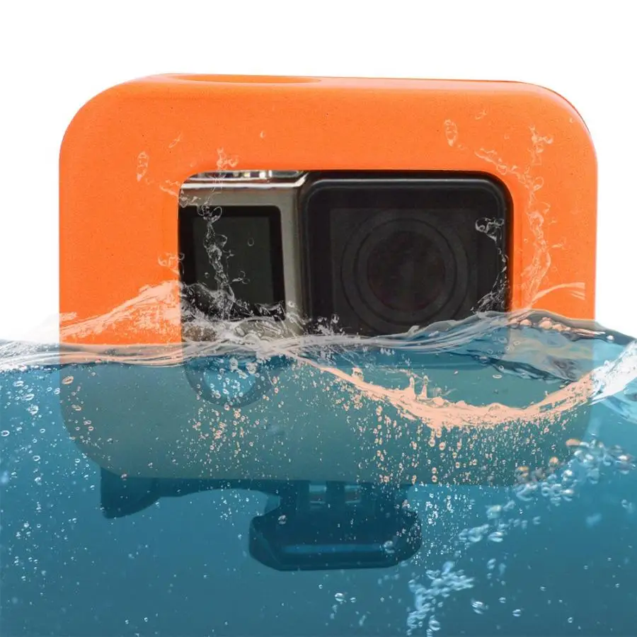 Оранжевый поплавок защитный чехол для GoPro Hero 3+ 4 водонепроницаемый чехол для Go pro Hero 4 3+ аксессуары для экшн-камеры Go Pro