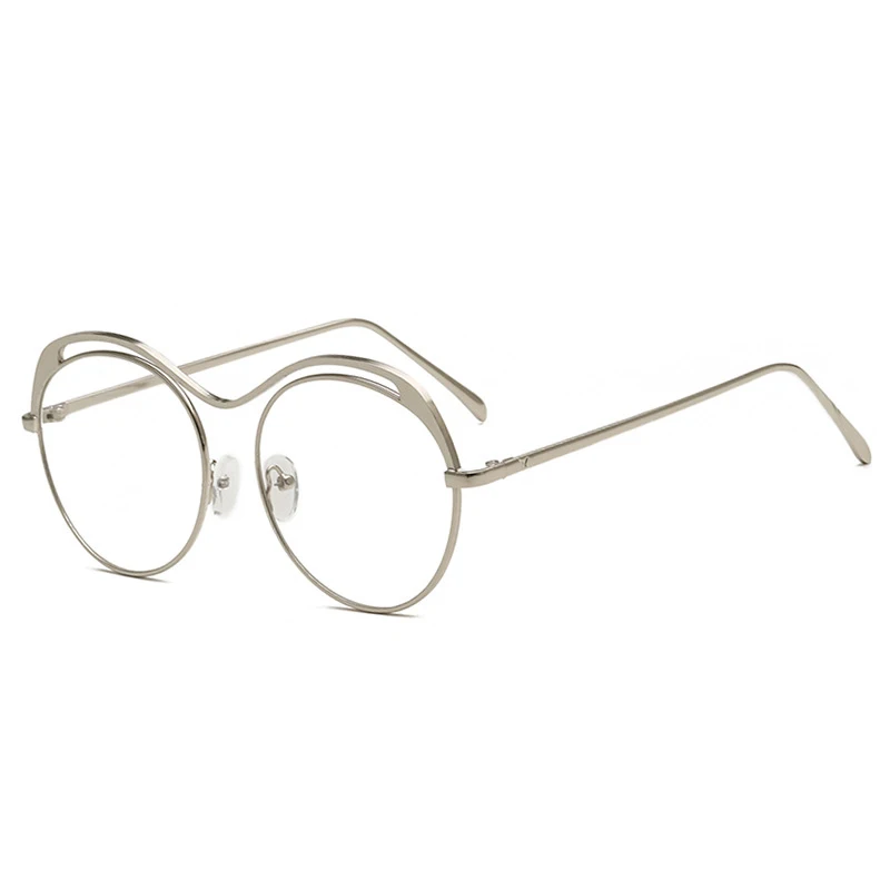 Новинка октября, Ретро стиль, повседневные, без количества, очки для чтения, литературные очки, классические, дикие, личность, круглые, металлические, очки для чтения