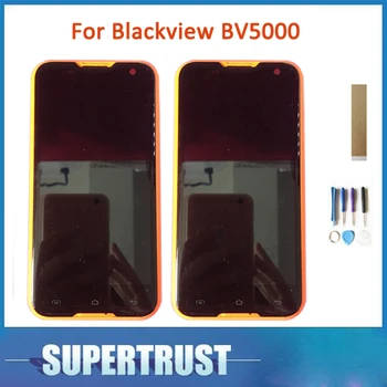 

With Frame Orange Black Color ORIGINAL For Blackview BV5000 LCD Display Touch Screen Sensor Glass Digitizer Assembly