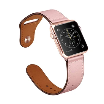 

Strap For Apple Watch Band 42mm 38mm 44mm 40mm correa iwatch 3/2 wrist leather bracelet belt pulseira apple watch 4 accessories
