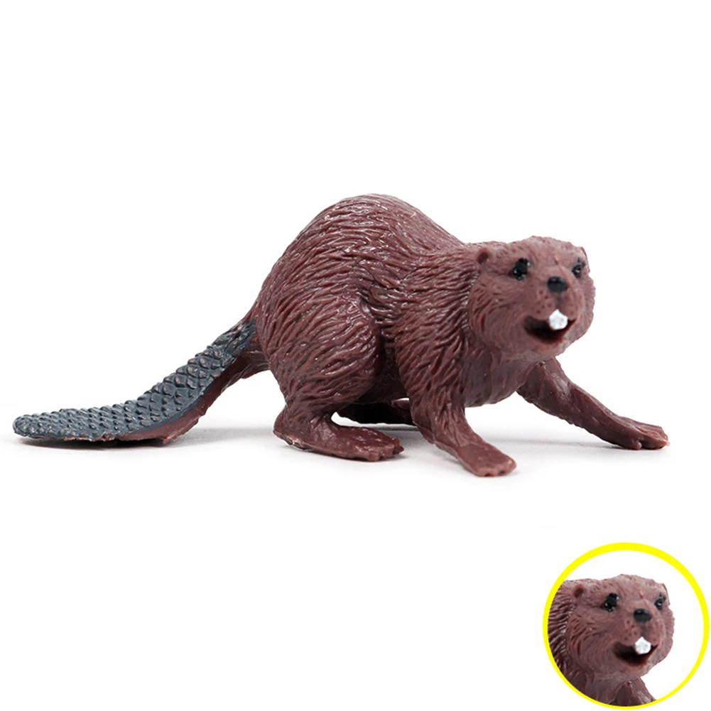 Simulation Badger Wild Animal Action Figure Figurine Desk Ornament Kids Toy
