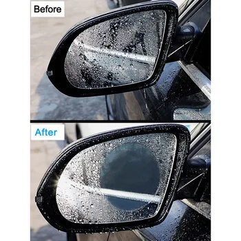 

Hot Car Rearview Mirror Film Anti-Fog Membrane Waterproof Rainproof Car Mirror Window Protective Film 2 PCS 2019