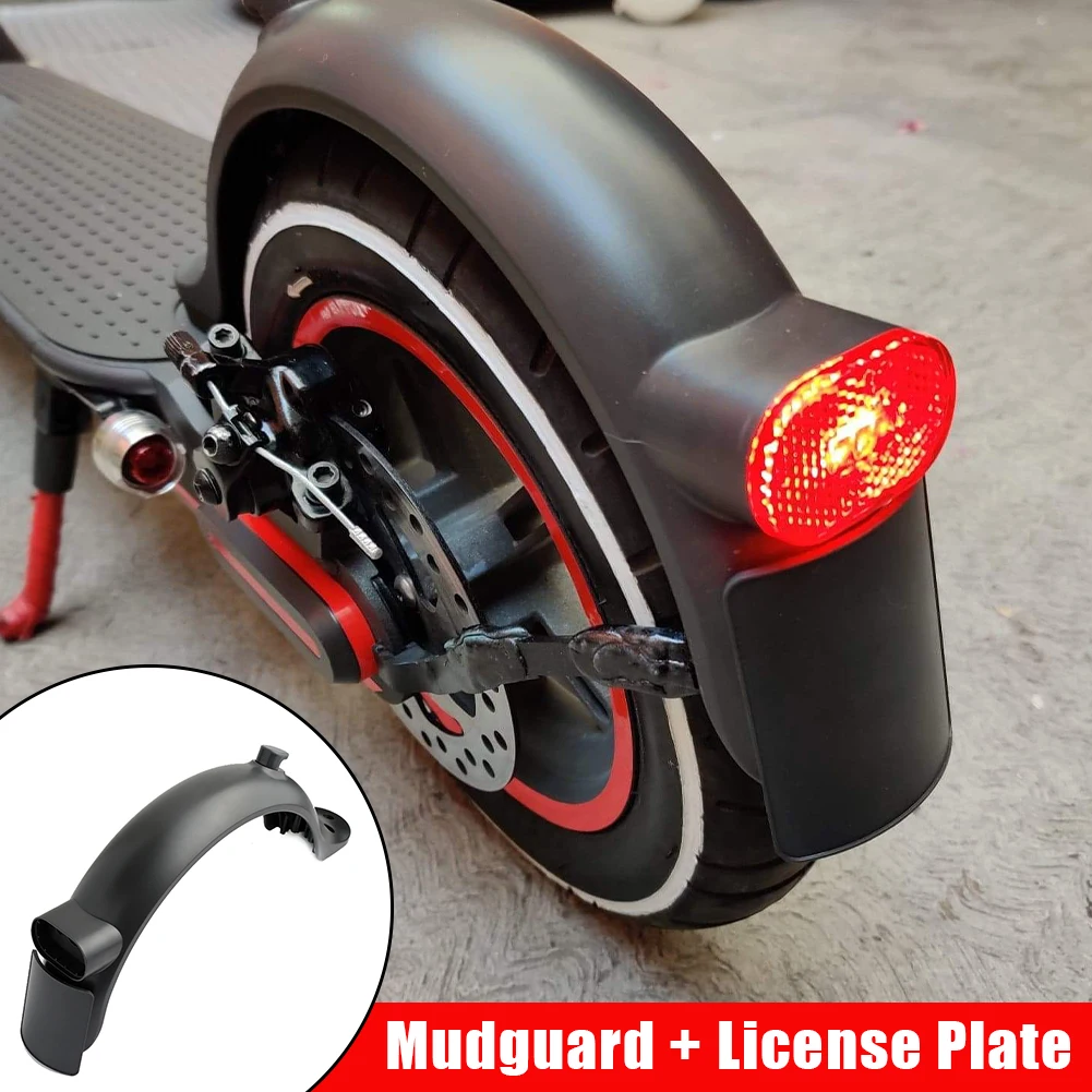 Electric Scooter Rear Fender Suitable For Xiaomi M365/s1/pro/pro2 Mud Guard Fender With License