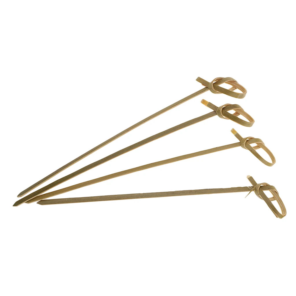 Cocktail Sticks Buffet Party Wooden Toothpicks, Knot Patterns, Cocktail Party Picks, Deco Picks, Set / 100pcs