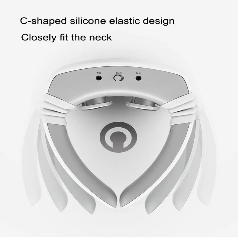 Шейный массажер Многофункциональный затылочный шейный предохранитель беспроводной шеи физиотерапия Интеллектуальный Электрический массаж шеи и плеч