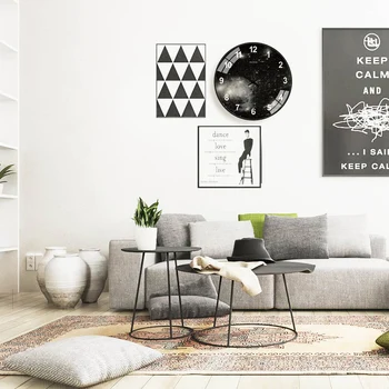 

Nordic Mute Wall Clock Minimalist Modern Bedroom Italian Art Hanging Watch Living Room Kitchen Clock Mechanism Gift Idea DD45WC