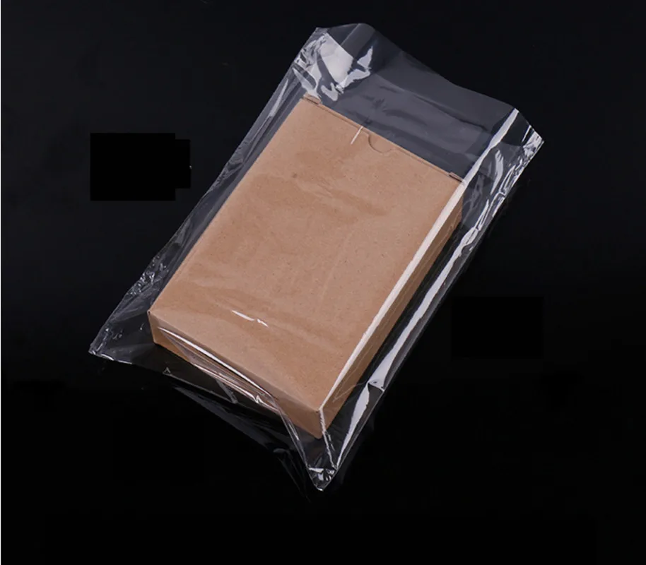 

POF 20*50cm Transparent Heat Shrink Bags Plastic Cosmetic Gift Box Packaging Film Bag Heat Shrink Industrial Bag Wrapping Materi