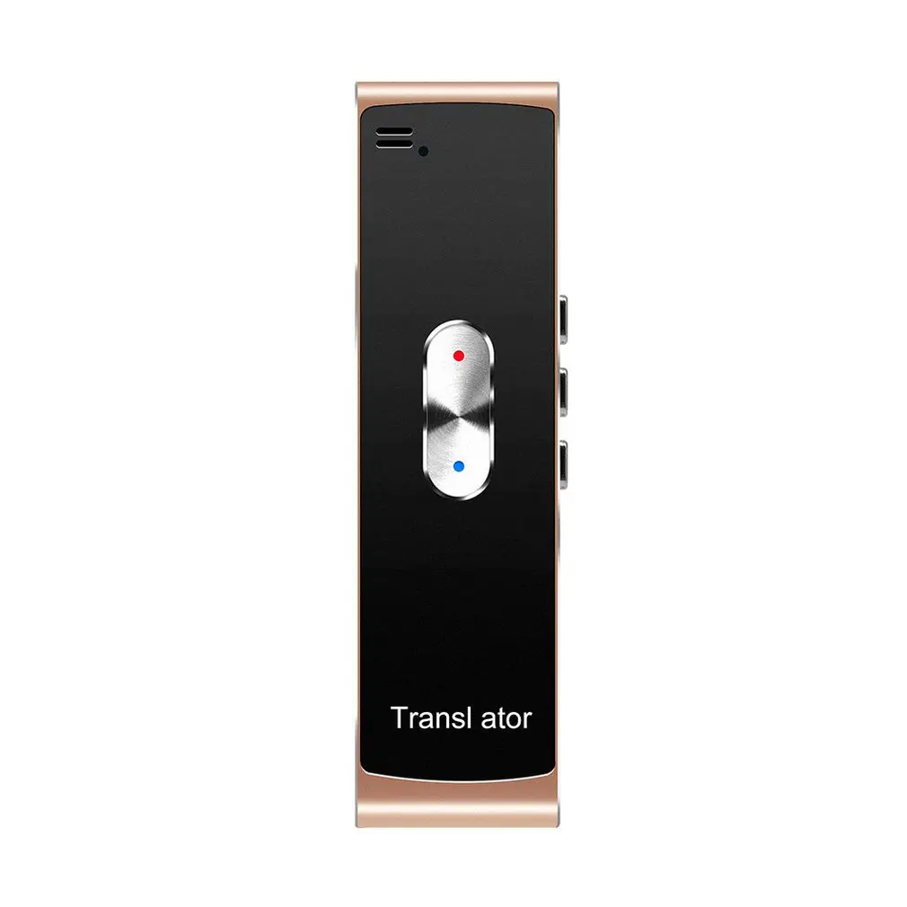 T8S Интеллектуальный переводчик Bluetooth переводчик в режиме реального времени переводная машина путешествия встречи голосовые переводчики - Цвет: Серый