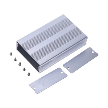 

Project Instrument Case Silver Aluminium Enclosure Case 25x70x110mm Electronic Diecast Stompbox Project Box