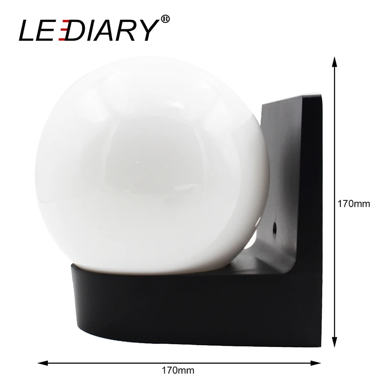 LEDIARY открытый сад крыльцо Настенные светильники IP54 E27 100-240 В белый пластик поверхностного монтажа водонепроницаемый для коридора балкон лестницы