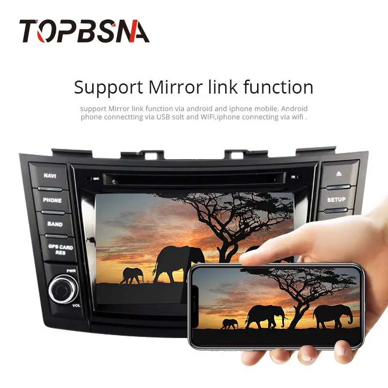TOPBSNA Android 9,0 автомобильный dvd-плеер для Suzuki Swift 2011 2012 2013 wifi Мультимедиа gps Навигация стерео Автомагнитола RDS
