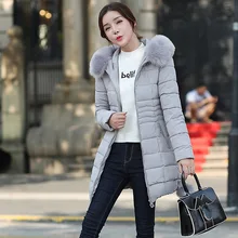 

2021NEW Faux Fur Parkas Women 2021 New Winter Down Cotton Jacket Women Thick Snow Wear Winter Coat Lady Clothing Female Jackets