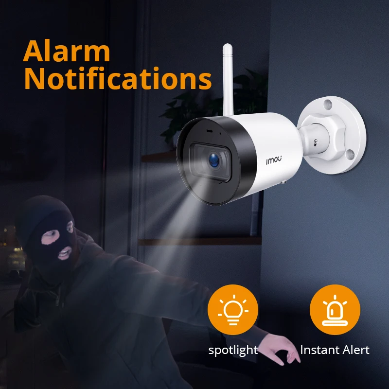 Dahua Bullet WIFI ip камера встроенная микрофонная сигнализация на открытом воздухе